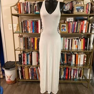 Full length summertime maxi dress